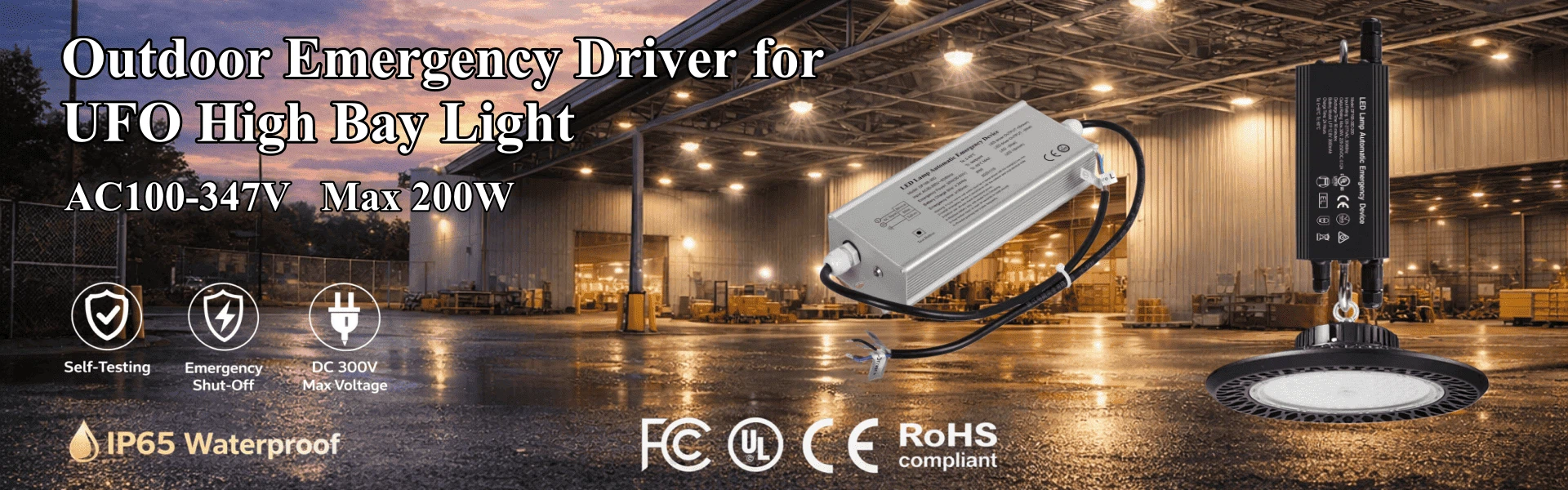UFO LED Emergency Driver